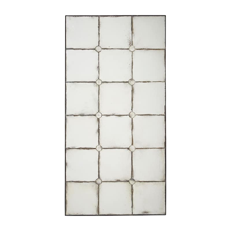 Aces Iron Rectangular Mirror - Black