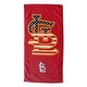 preview thumbnail 2 of 23, MLB Celebrate Series Beach Towel - 30"x60" 30"x60" - St Louis Cardinals