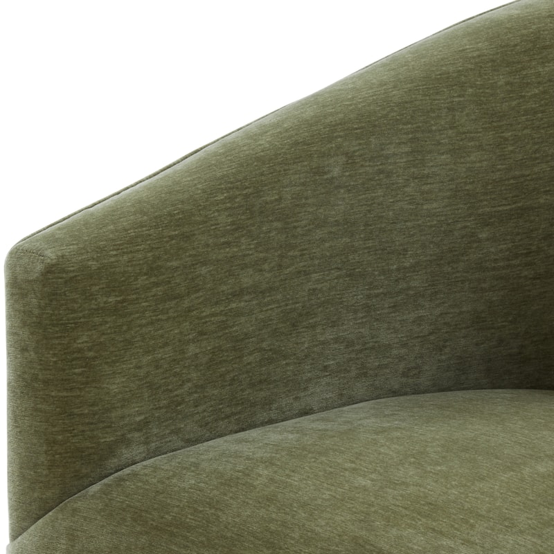 Elayne Skirted Fabric Swivel Accent Chair by Greyson Living