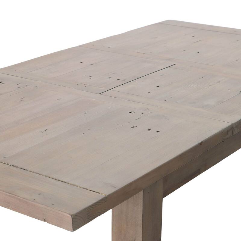 Dexter 47" Wide Reclaimed Pine Extension Dining Table