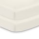 preview thumbnail 29 of 38, BreathableBaby All-in-One Fitted Sheet & Waterproof Cover for 38" x 24" Mini Crib Mattress (2-Pack) Natural Ecru