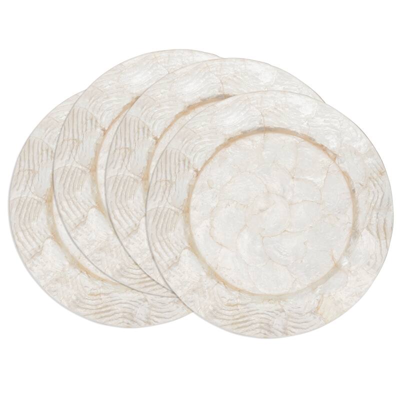 Elegant Wavy Capiz Charger (Set of 4)