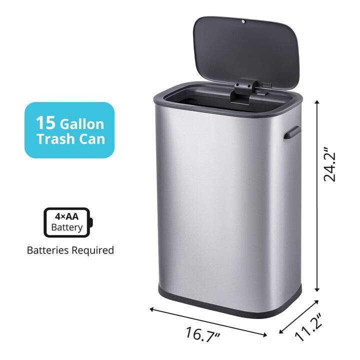 14.5 Gallon Smart Trash Can