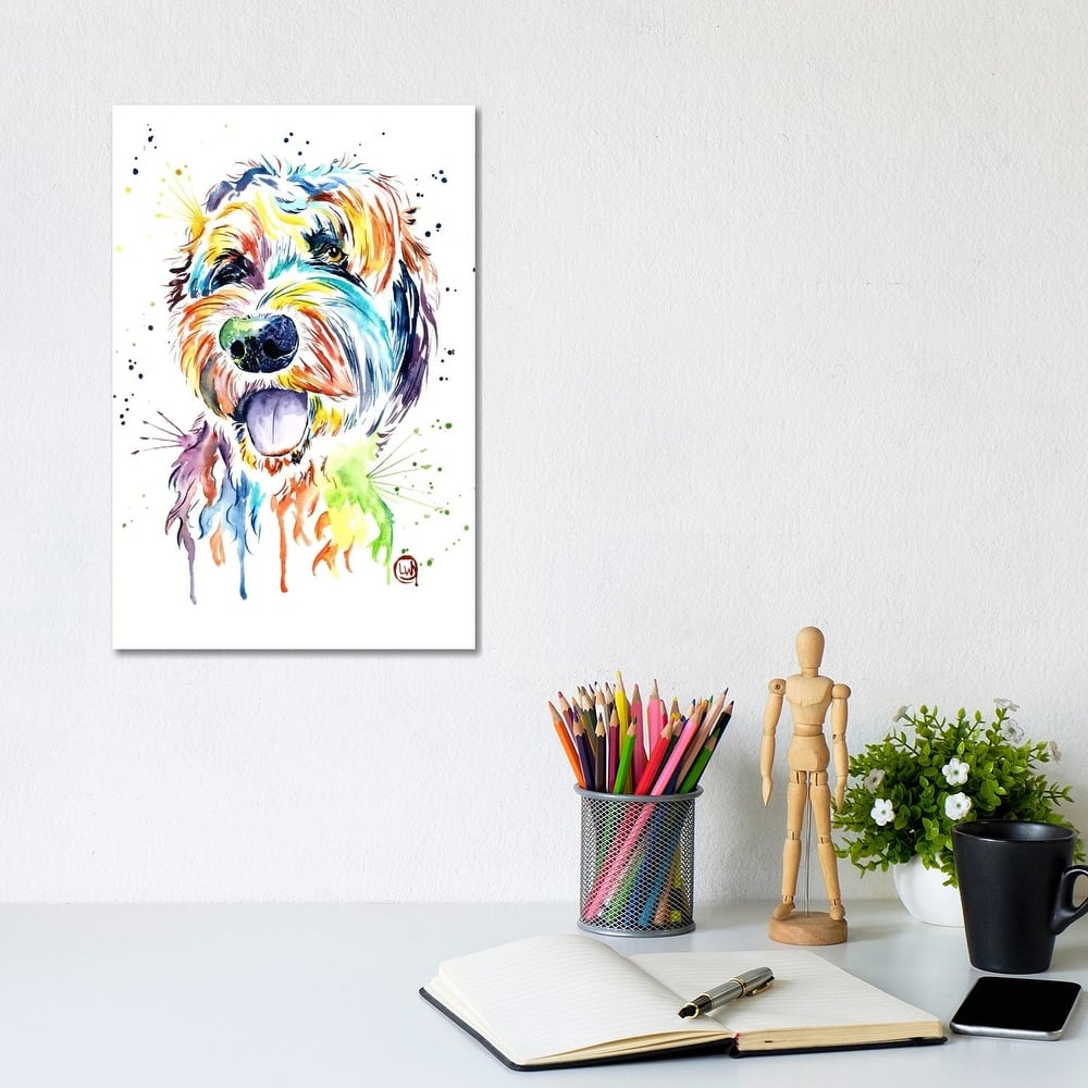 iCanvas "Doodle Of A Doodle" by Lisa Whitehouse Canvas Print