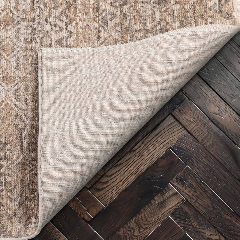 Well Woven Ethos Echo Vintage Tribal Textural Earthy Neutral Rug