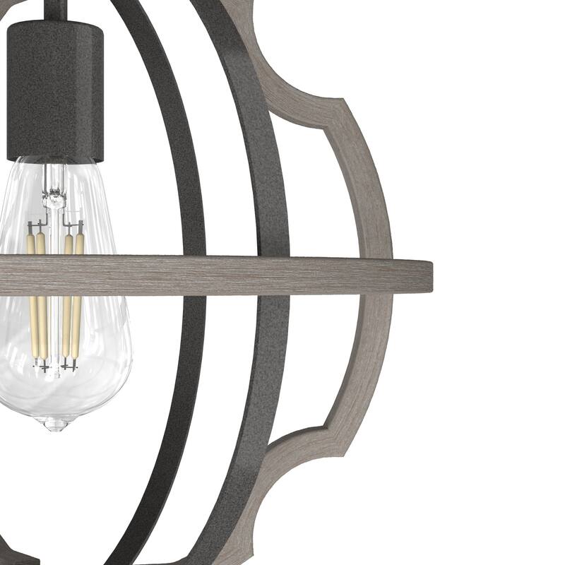Hunter Stone Creek 1-Light Pendant - Kitchen Island, Dining Room, Entry - Farmhouse, Rustic, Transitional