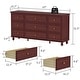 preview thumbnail 53 of 62, Modern Wood Dresser Bedroom Storage Drawer Organizer Closet Drawers