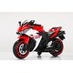 preview thumbnail 5 of 24, 12V Ride-On Motorcycle for Kids with Training Wheels, MP3 Music, and Foot Brake 鈥