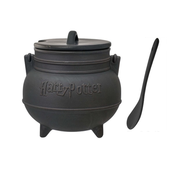 Harry Potter Ceramic Cauldron Soup Mug with Spoon - Multi