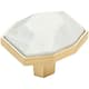Option Marble White / Champagne Bronze
