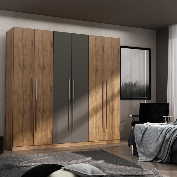 Gramercy Modern Freestanding Wardrobe Armoire Closet. Opens flyout.