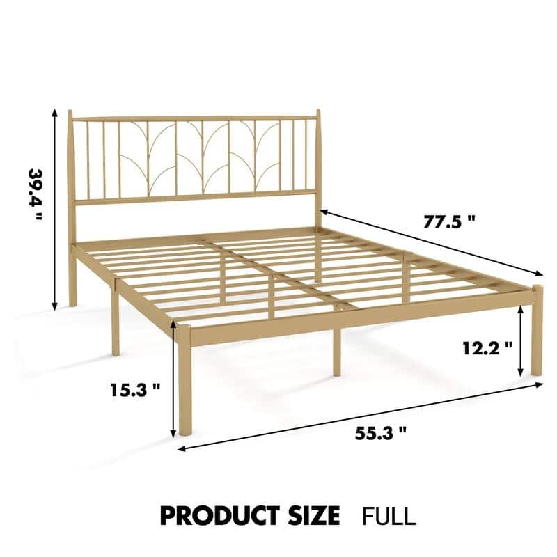 Wheat ear iron bed