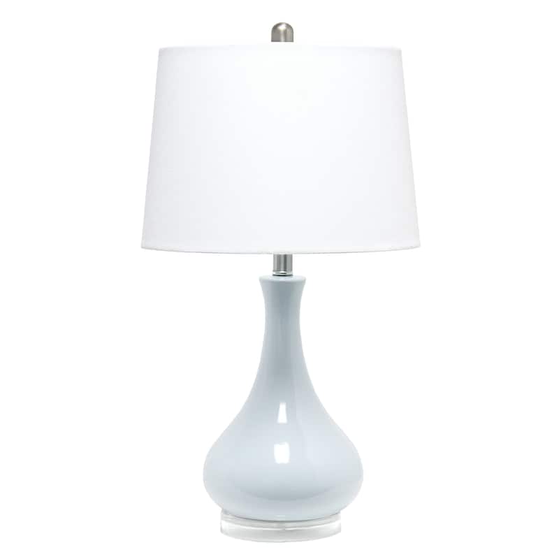 Lalia Home Droplet Table Lamp with Fabric Shade