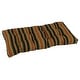 preview thumbnail 6 of 12, 42-inch by 19-inch Tufted Indoor/Outdoor Loveseat/Bench Cushion - 42 x 19 Lyndhurst Raven