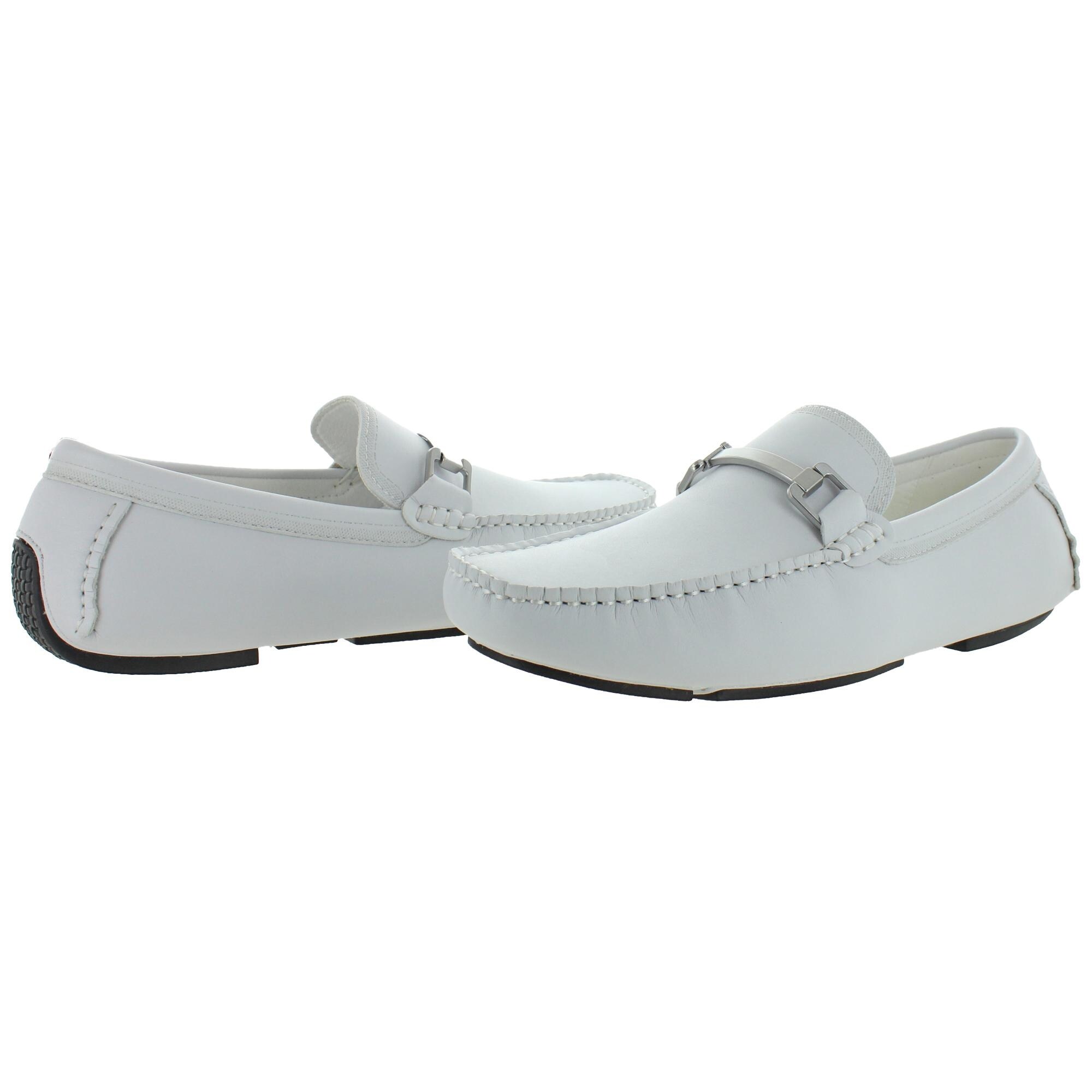 kenneth cole white loafers