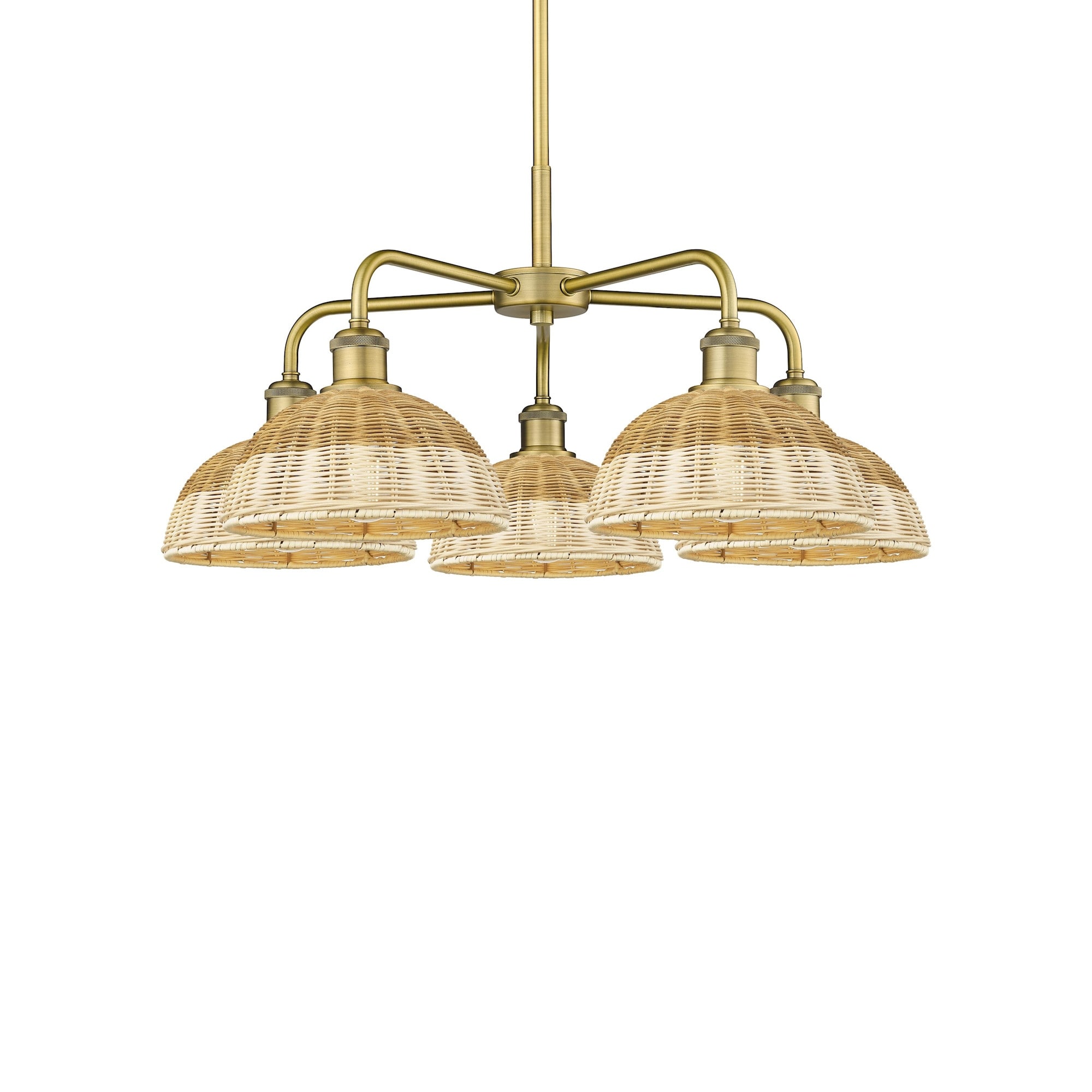 Innovations Lighting 516-5CR-14-28 Bristol Natural II Chandelier