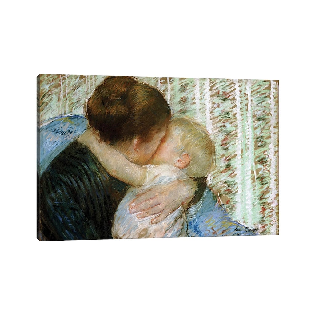iCanvas "A Goodnight Hug" by Mary Stevenson Cassatt Canvas Print