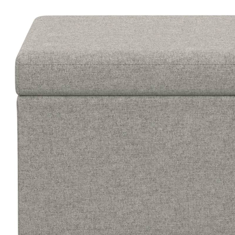 WYNDENHALL Franklin 54 inch Wide Contemporary Rectangle Storage Ottoman