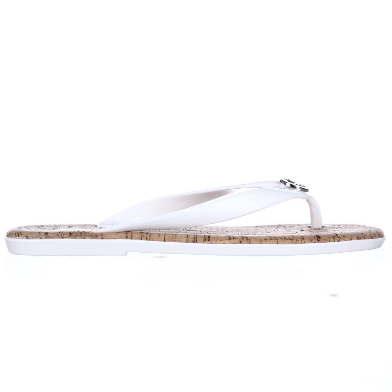 michael kors jet set jelly flip flops black