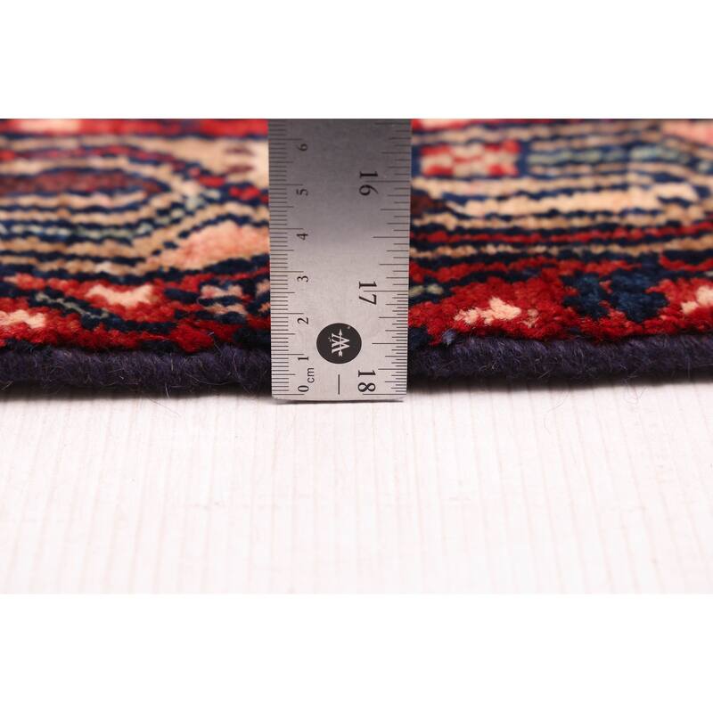 ECARPETGALLERY Hand-knotted Konya Anatolian Navy Wool Rug - 3'2 x 9'8