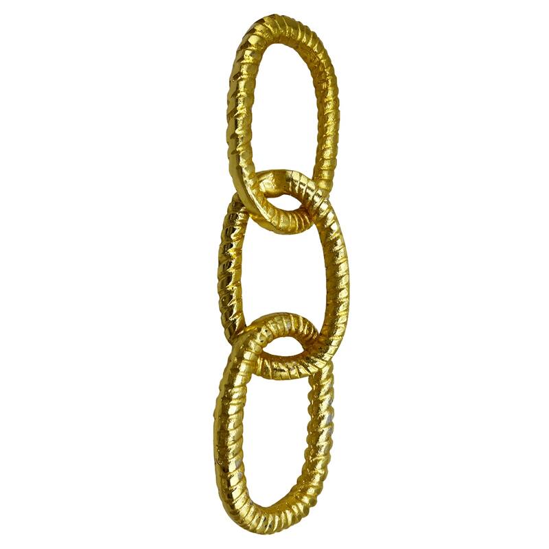 Decorative Handmade Aluminum Modern Chain Sculpture
