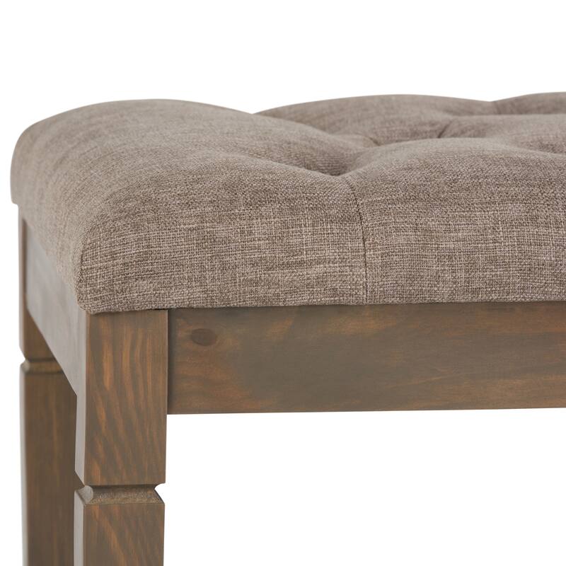 WYNDENHALL Hopewell 48 inch Wide Traditional Rectangle Ottoman Bench