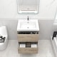 preview thumbnail 3 of 10, Selina 24" Wall Mounted Vanity with Single Sink - 24