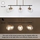 preview thumbnail 15 of 16, Marsie Mid-Century Modern 6-light Chandelier Linear Orb Glass Farmhouse Kitchen Island Pendant Lights Dining Room