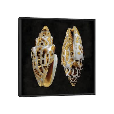 iCanvas "Golden Ocean Gems I" by Caroline Kelly Framed Canvas Print