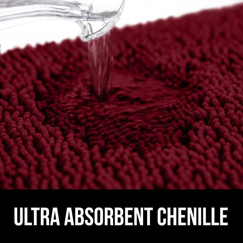 Area Rug Set, Soft Chenille 2 Piece Sets, Toilet Base Mat & 30x20 Mat