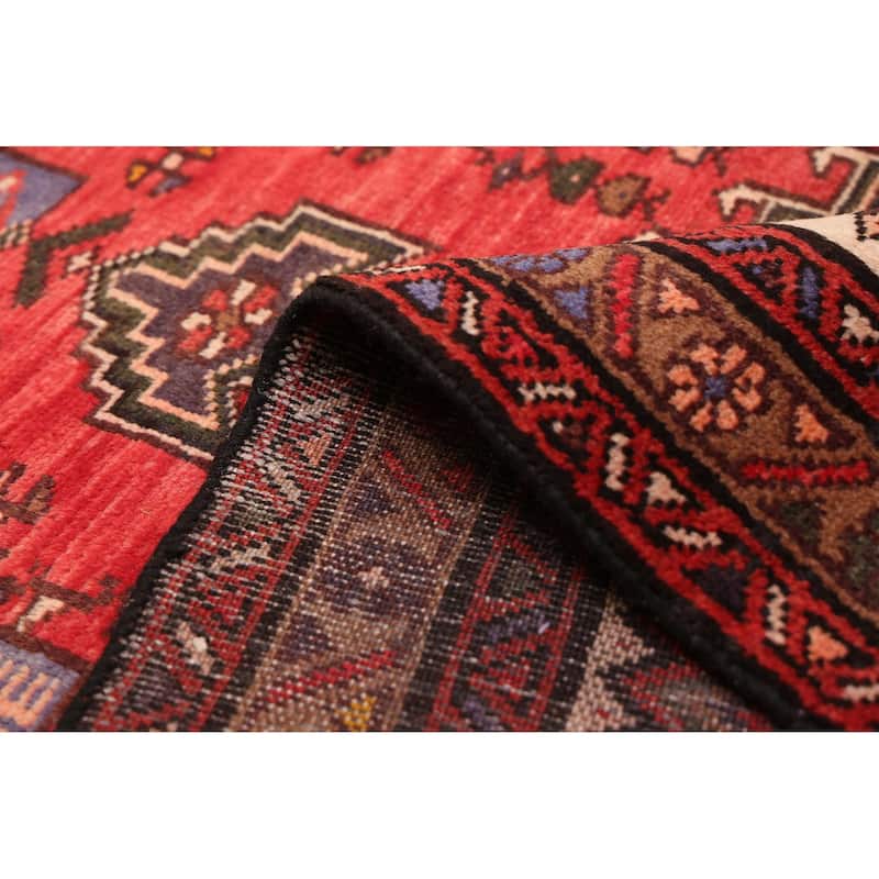 ECARPETGALLERY Hand-knotted Andelz Red Wool Rug - 3'3 x 4'11