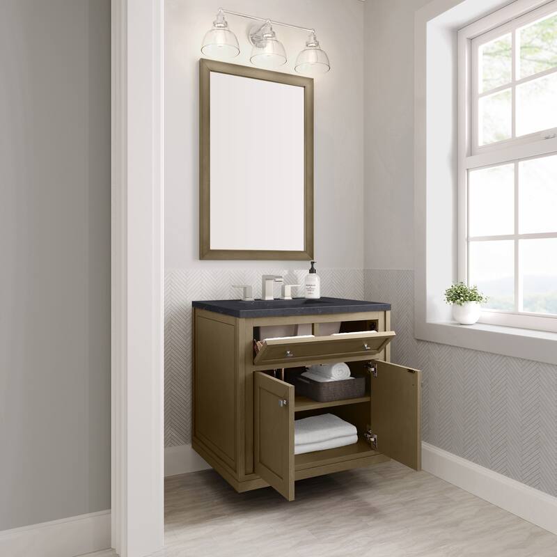 Chicago 30" Single Vanity, Walnut Whisper