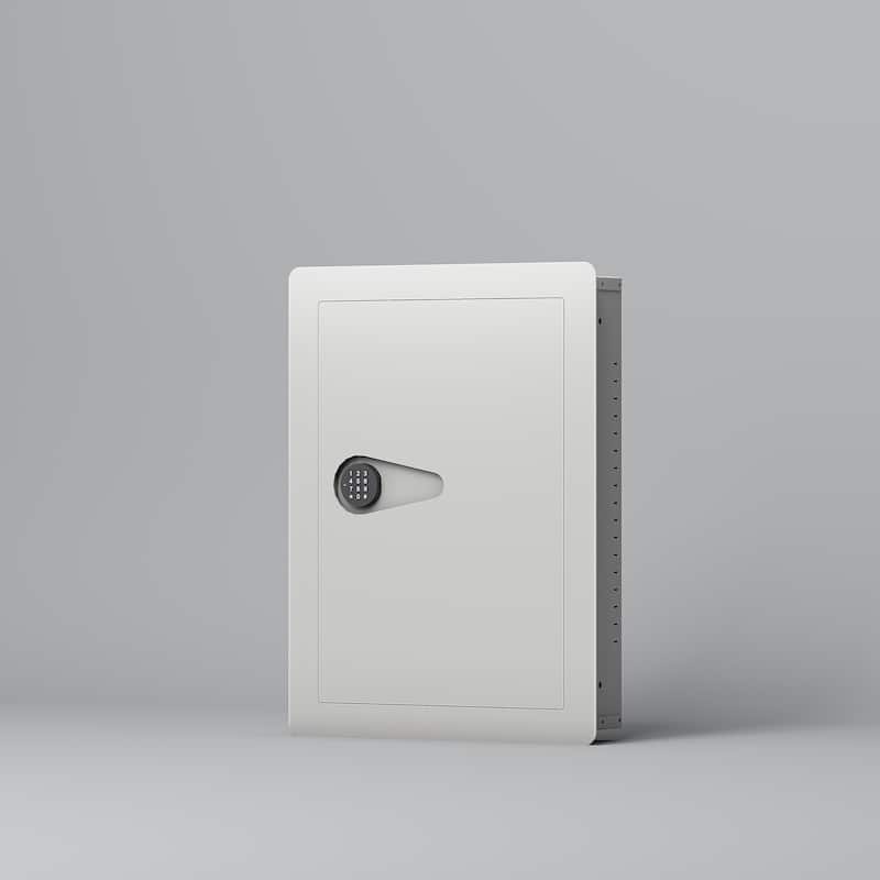 Roomfitters Hidden In-Wall Safe with Digital Keypad and Removable Shelves, Heavy Duty Steel Security