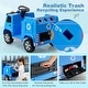 preview thumbnail 23 of 27, 12V Kids Ride-on Garbage Truck with Warning Lights and 6 Recycling Accessories - 33.5" x 20.1" x 22.8"