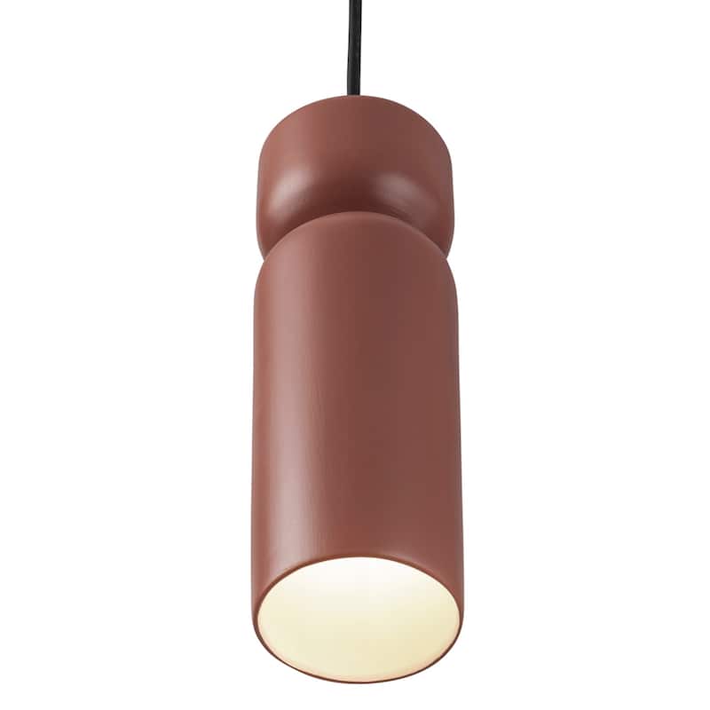 Justice Design Group Ceramic Tall Hourglass Pendant