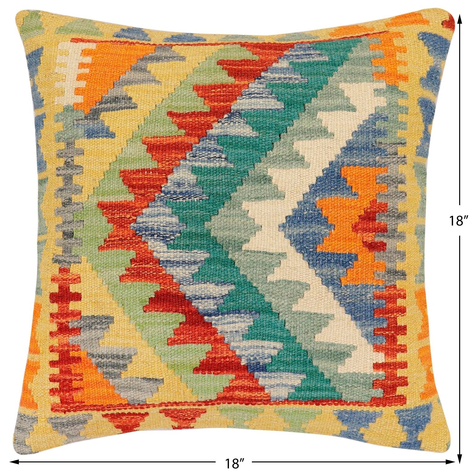 Kilim throw sales pillows