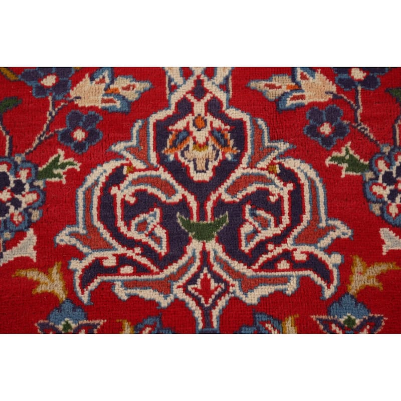 Traditional Najafabad Persian Vintage Rug Handmade Wool Carpet - 9'10"x 13'5"