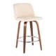 preview thumbnail 56 of 69, Carson Carrington Vallberga Upholstered Counter Stool (Set of 2) - N/A Cream Faux Leather