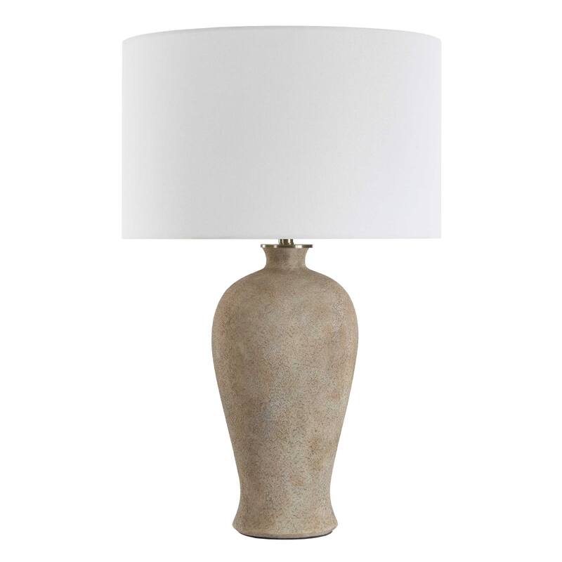 Uttermost Torres Textured Ceramic Table Lamp - 18.00" W x 30.00" H x 18.00" D