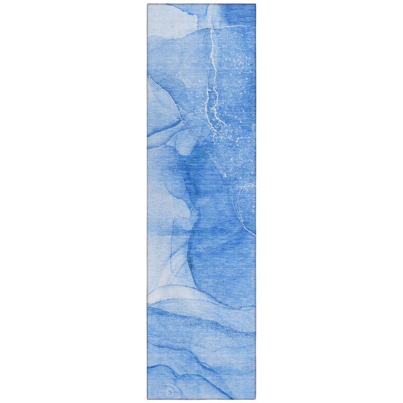 Dava Modern Art-Inspired Weather Resistant Timeless Fusion Outdoor Rug