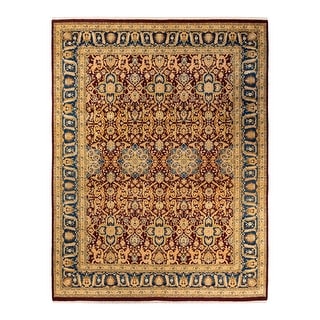 Overton Mogul, One-of-a-Kind Hand-Knotted Area Rug - Red, 9' 2" x 11' 10" - 9' 2" x 11' 10"