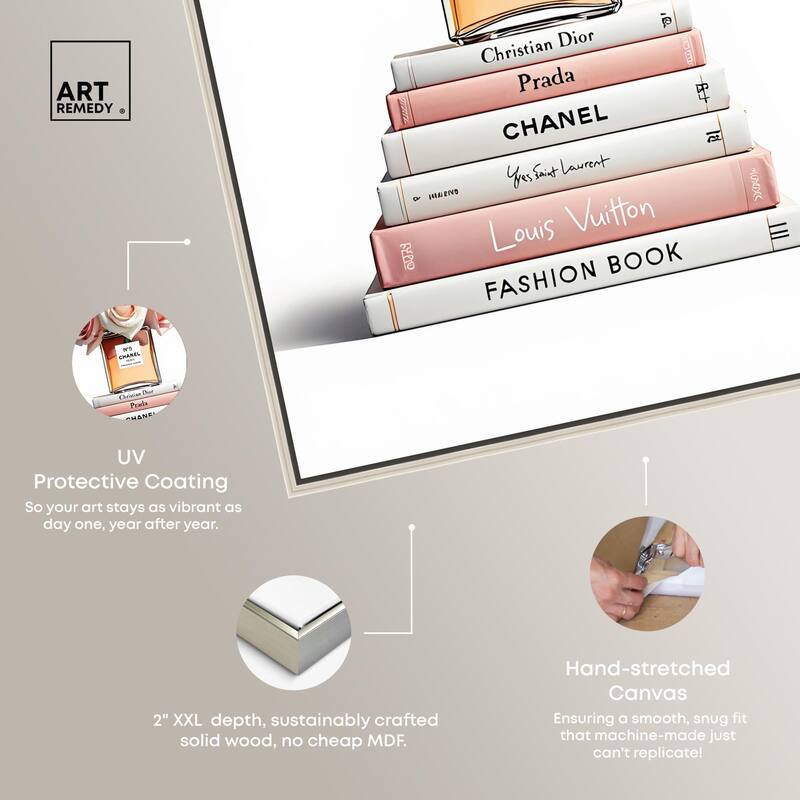 Rose Reads Rouge Canvas by Art Remedy