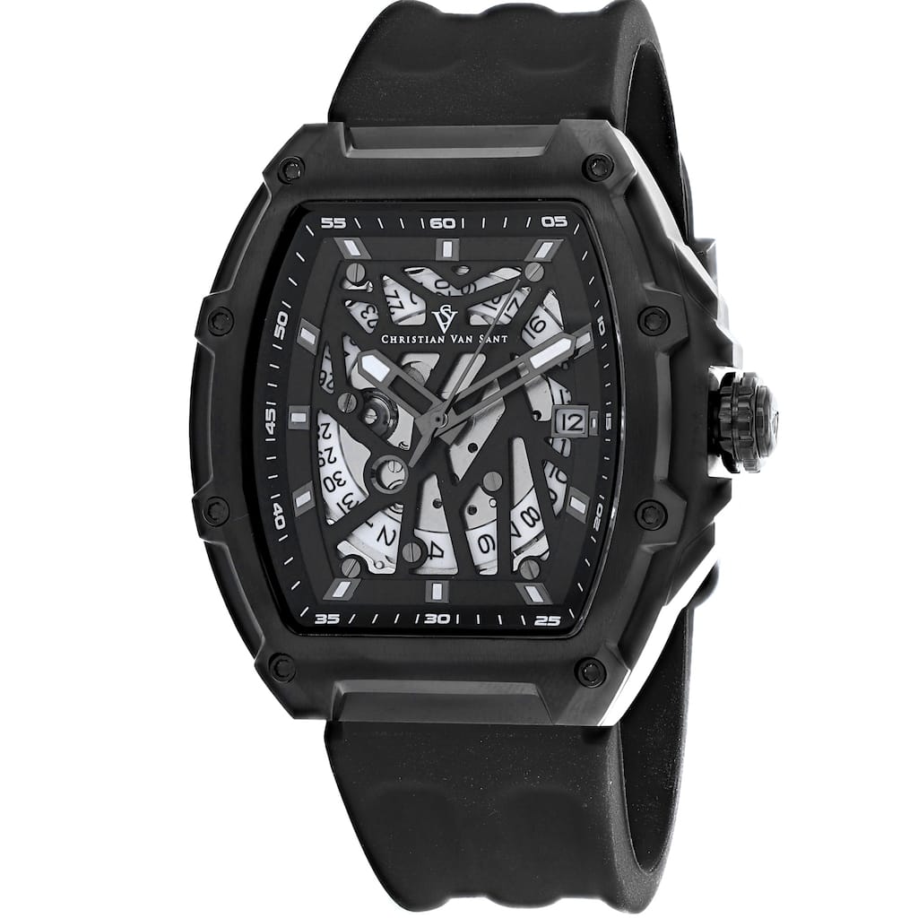 Christian Van Sant Men's Odyssey Black Dial Watch - CV6196 - 6 (36)
