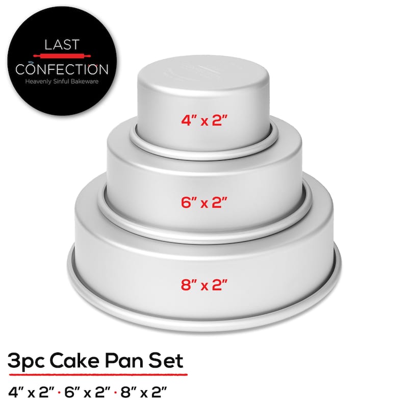 Round Aluminum Cake Pan Sets