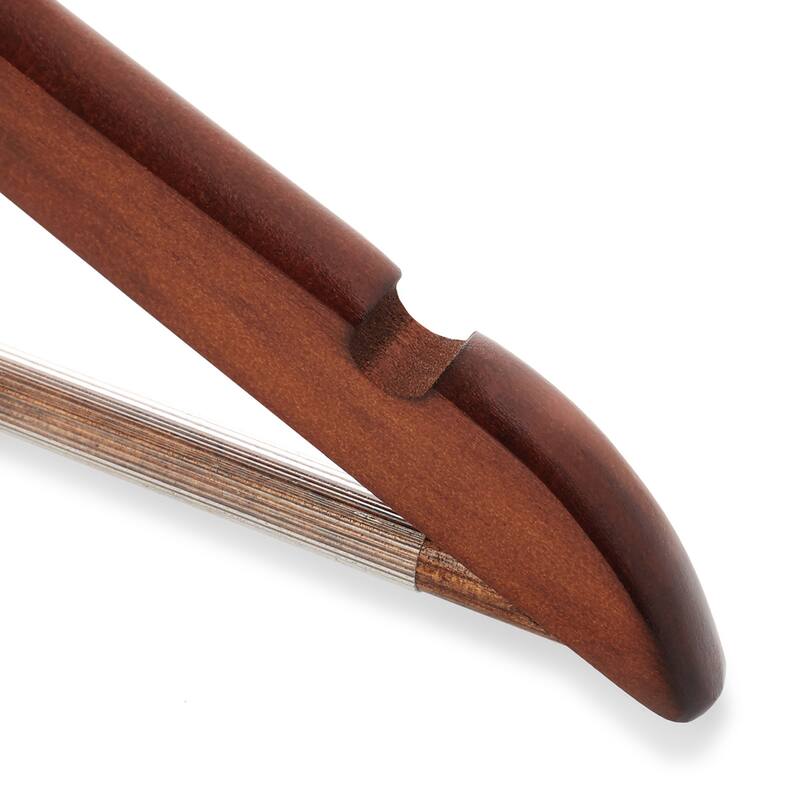 10 Wooden Suit Hangers - 10 Pack