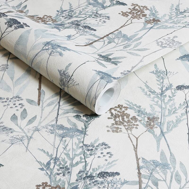Solstice Pale Blue Wallpaper