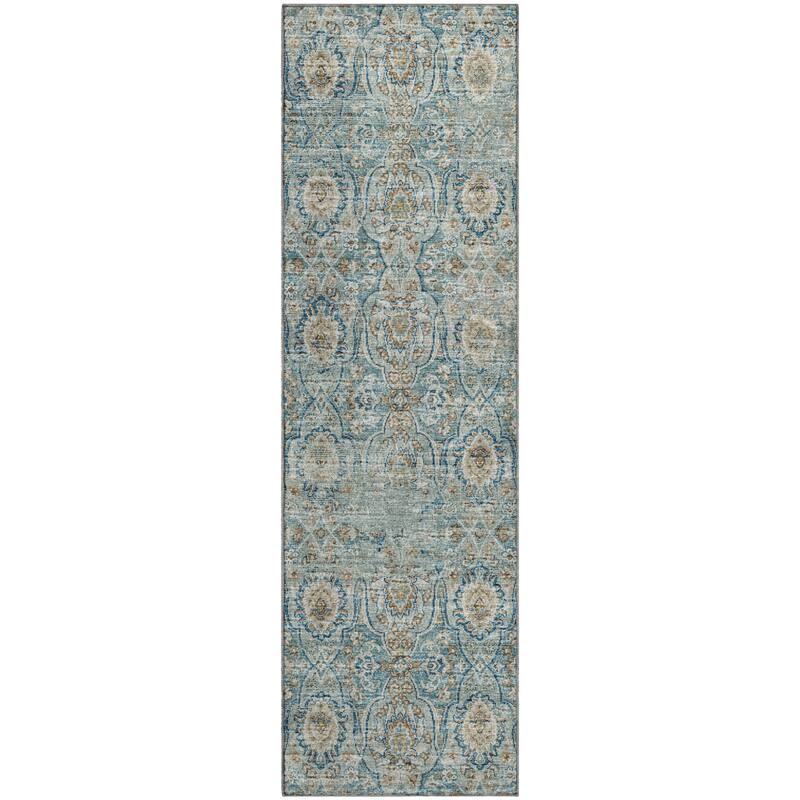 Premium Washable Super Soft Traditional Damask Mayfield Rug