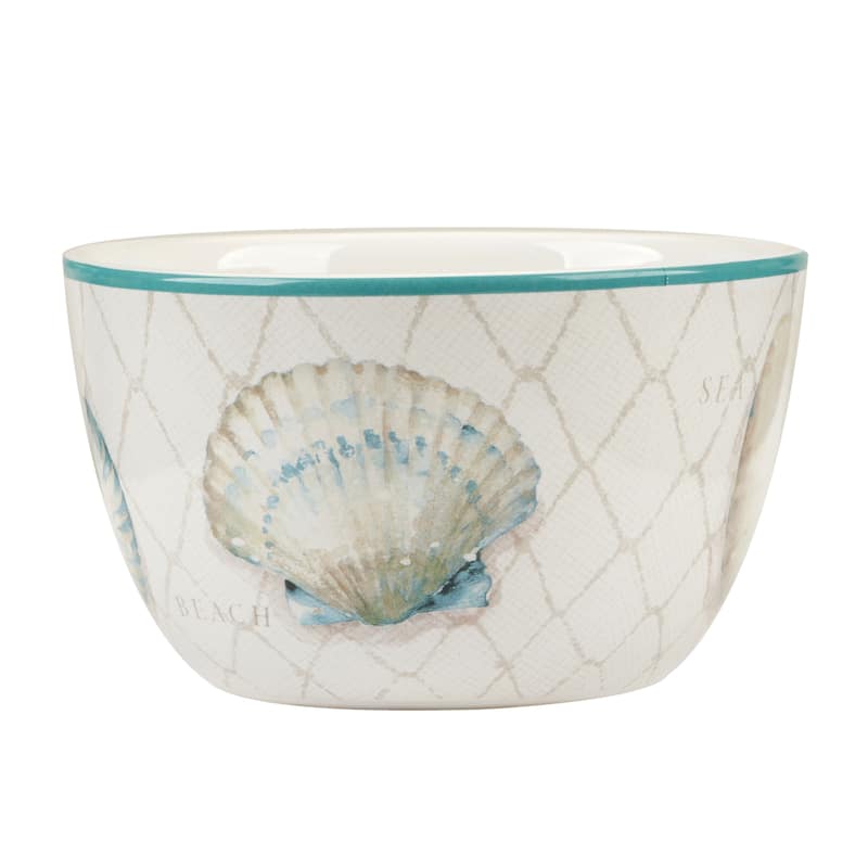 Certified International Ocean View Set of 4 Ice Cream Bowls - 5.25" Diam x 3"