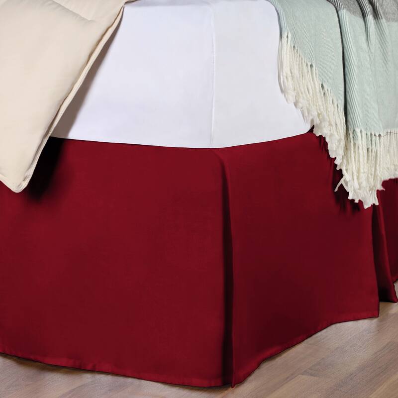 Superior 300 Thread Count Solid Combed Cotton Drop Bedskirt