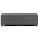preview thumbnail 45 of 130, WYNDENHALL Franklin 48-in. Wide Contemporary Rectangular Storage Ottoman